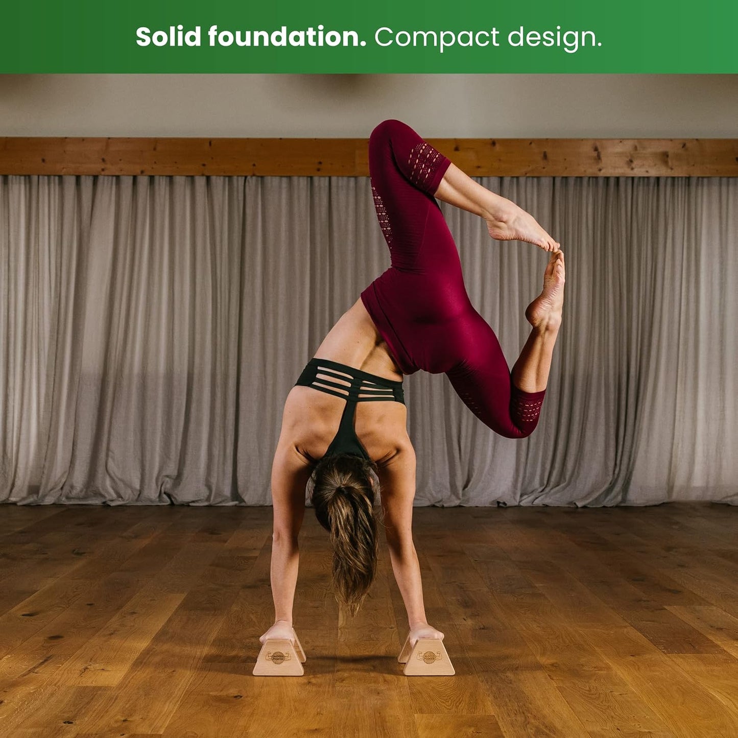 PowerBars Holz-Parallettes für Calisthenics