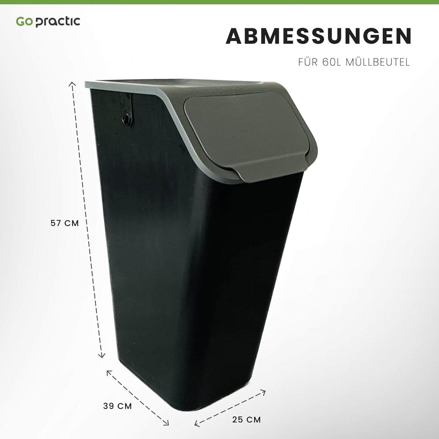 Abfalltrennsystem-Set, 2x35l