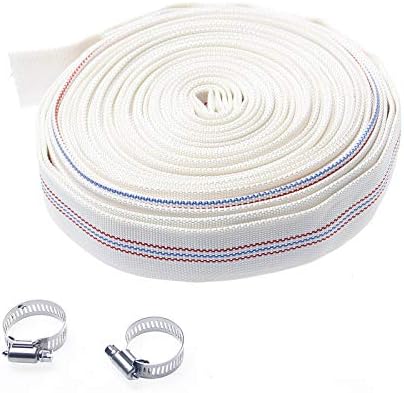 Flachschlauch, 20 m x 25 mm Weiss