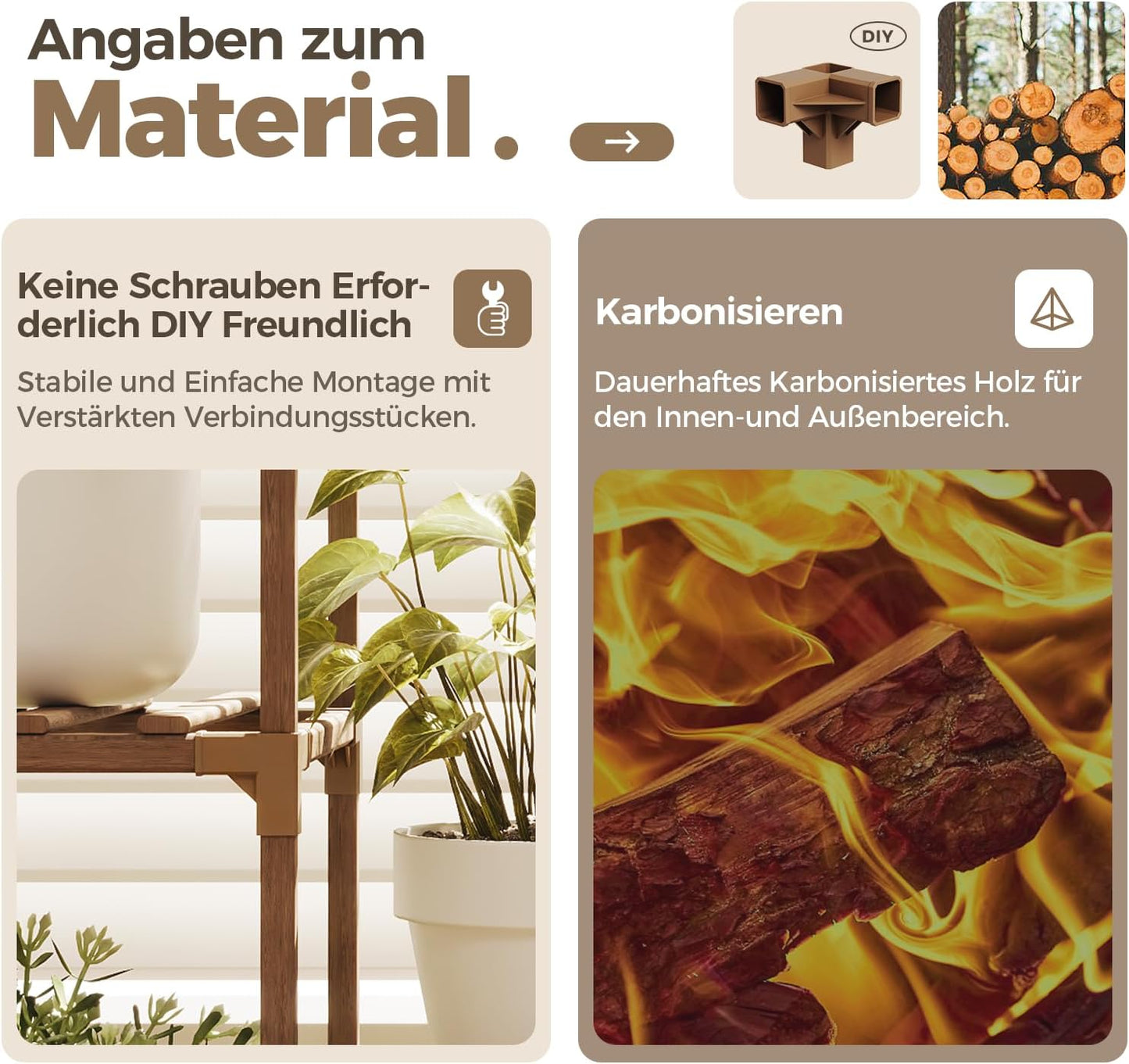 Pflanzenständer, A-Quadrat