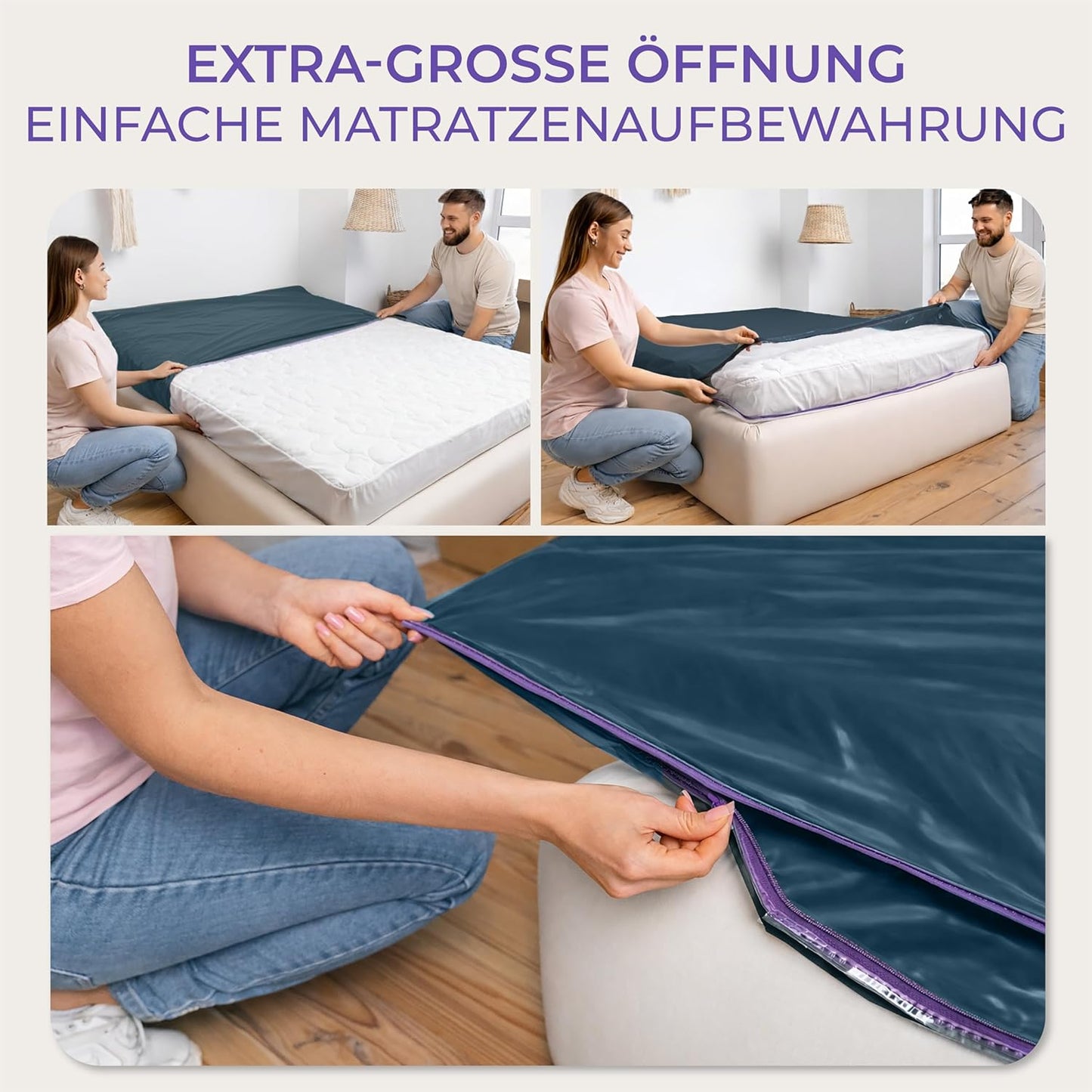 Matratzenhülle für Umzug und Aufbewahrung, 160x200 cm, 160 x 200 cm 1er-Pack