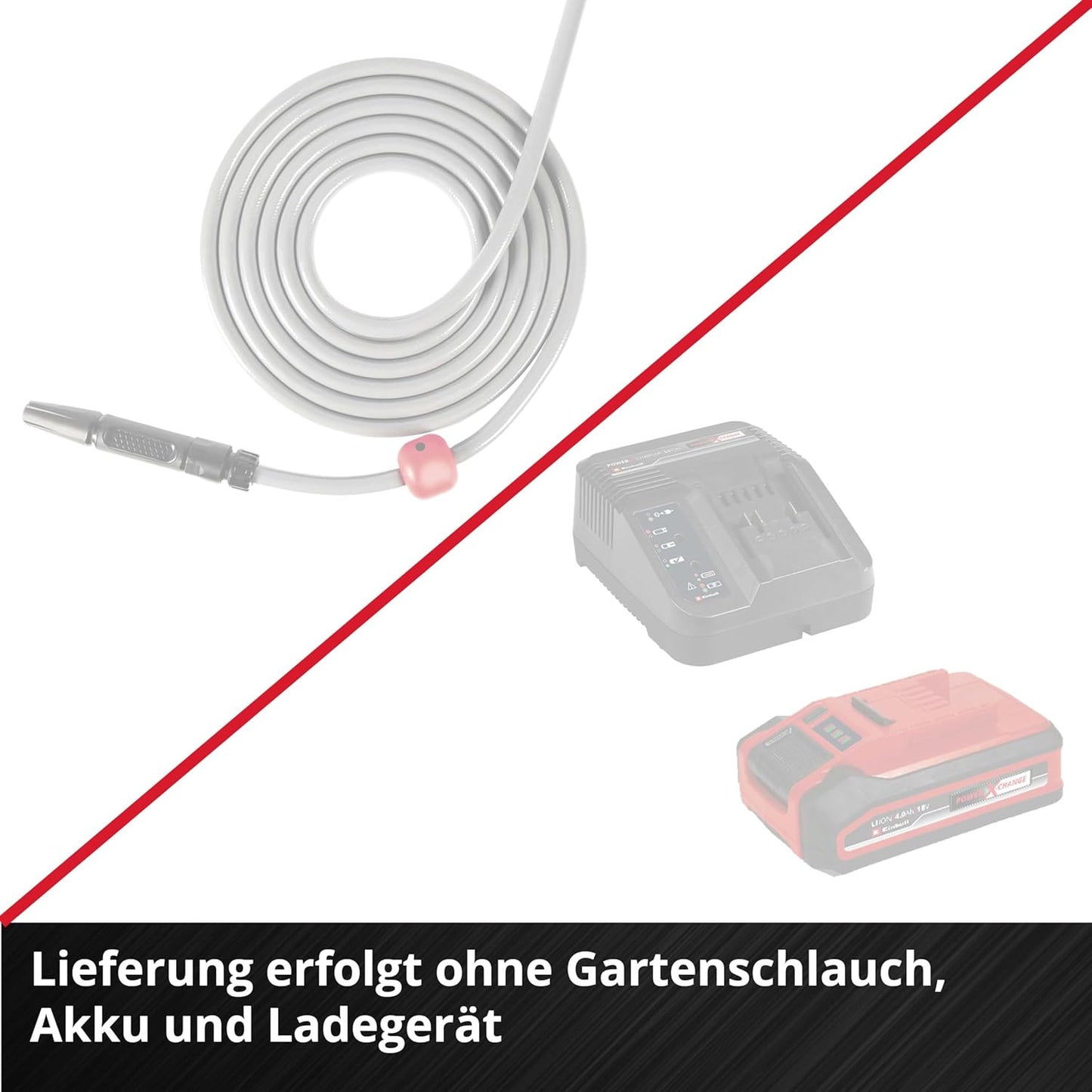 Akku-Schlauchtrommel GE-HR 18/30 WH Li-Solo, ohne Akku, ohne Schlauch ohne Akku und Ladegerät
