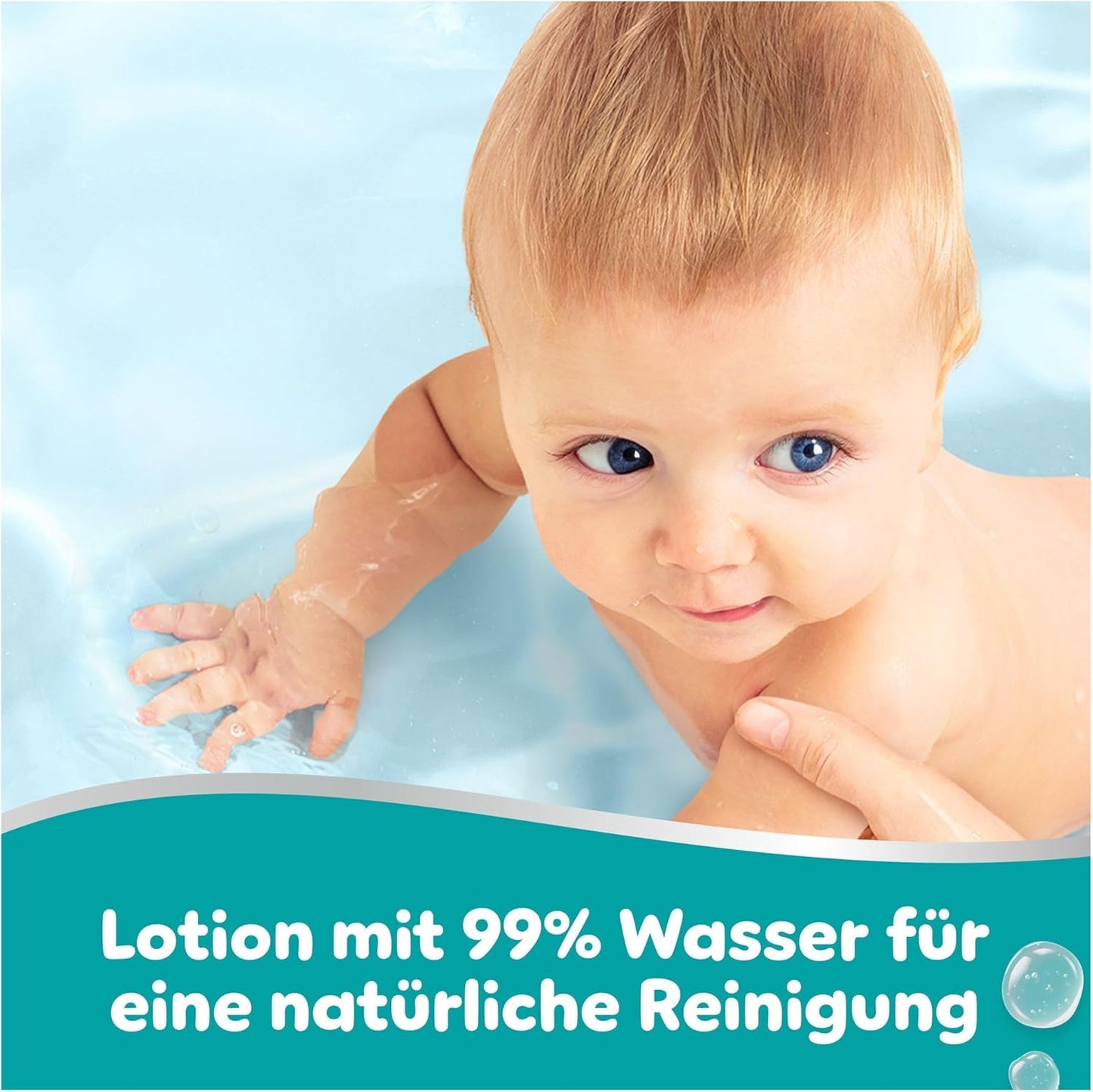 Baby-Feuchttücher mit 99% Wasser, 1080 stück (1er Pack)