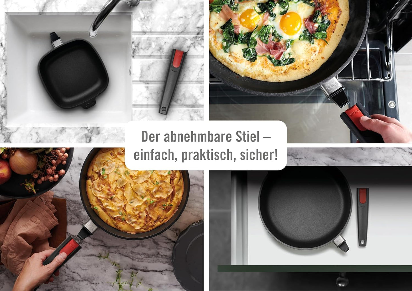 Quadratische Grillpfanne