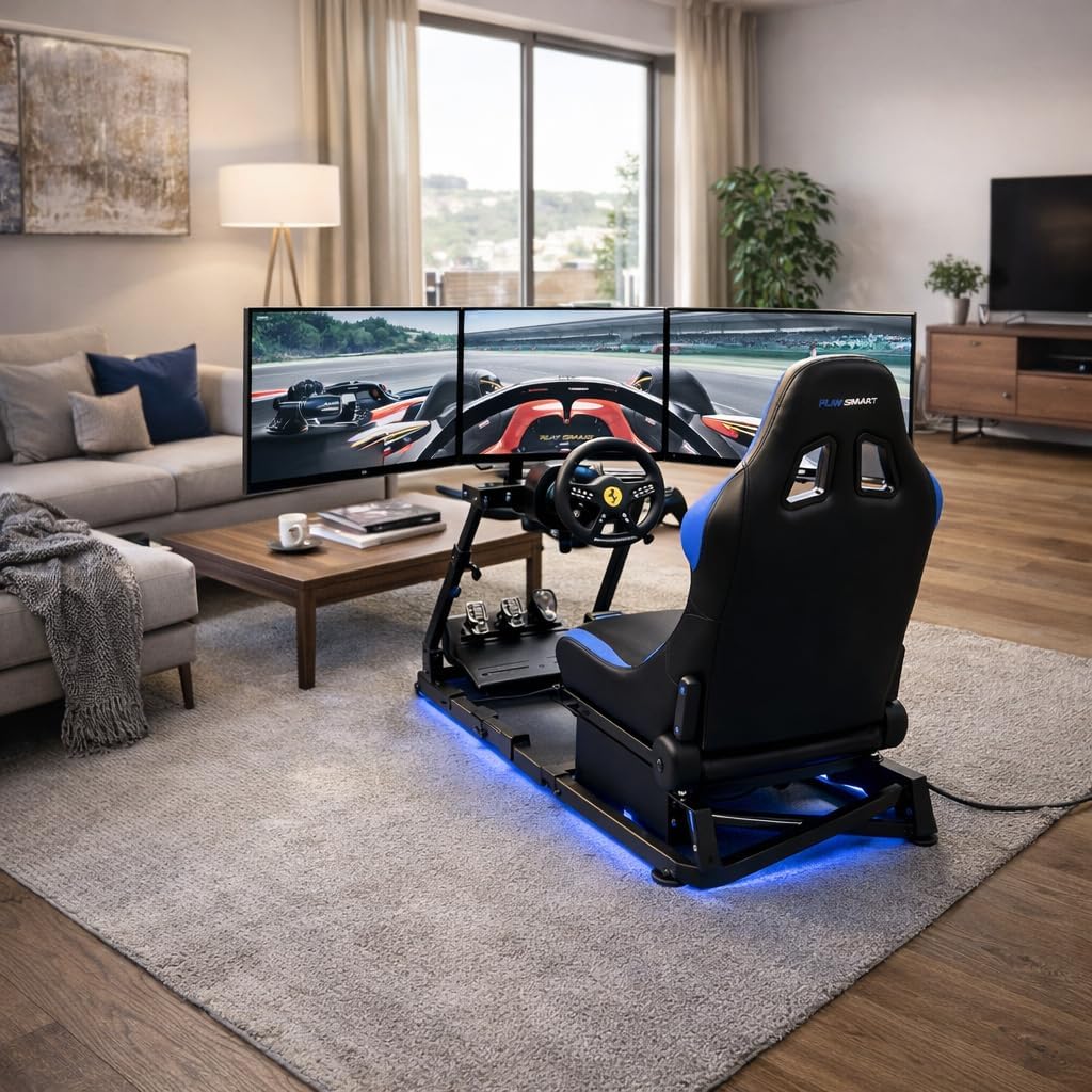 Fahrsimulator Racing Cockpit klappbar und verstellbar