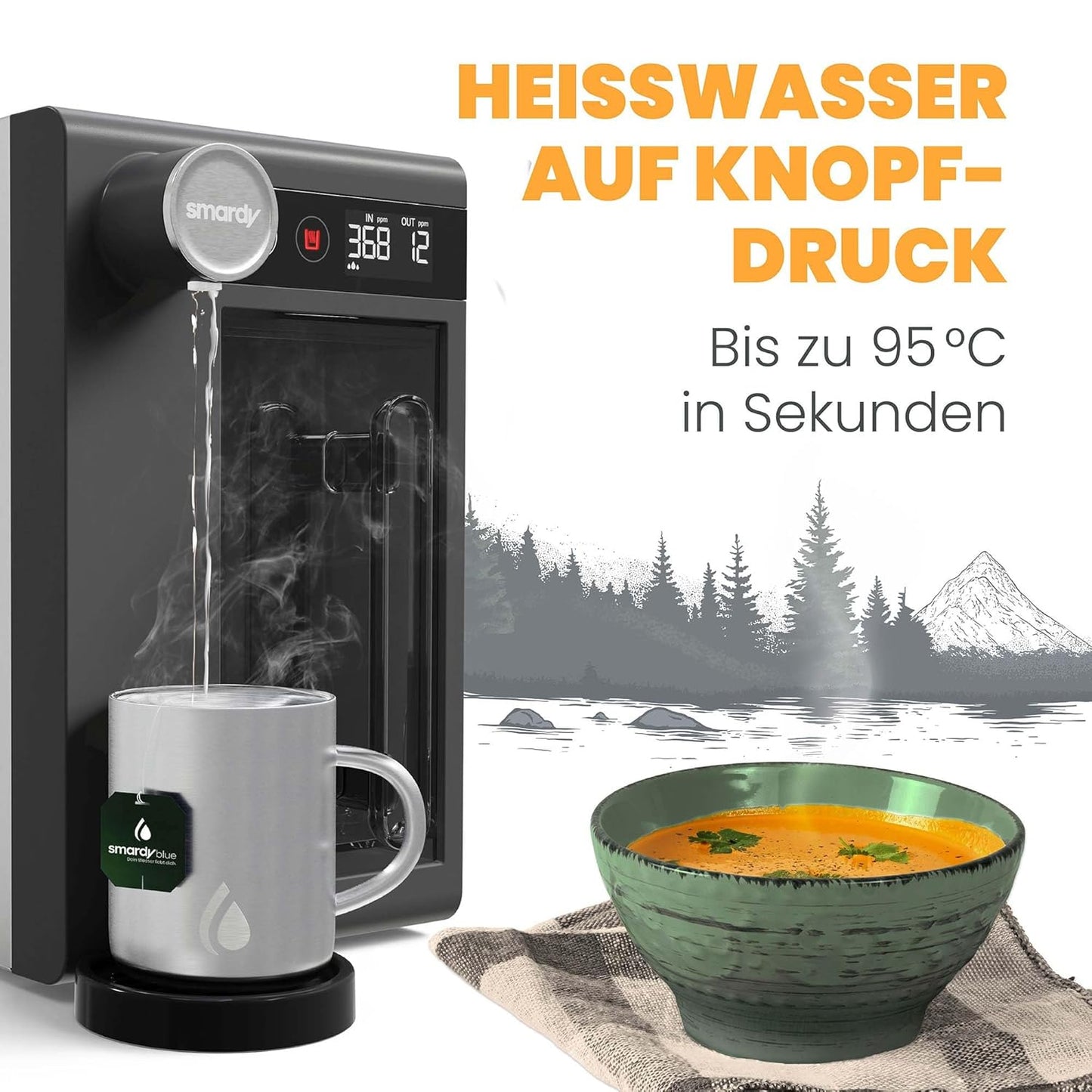CampingBar Osmoseanlage mit Heisswasserfunktion