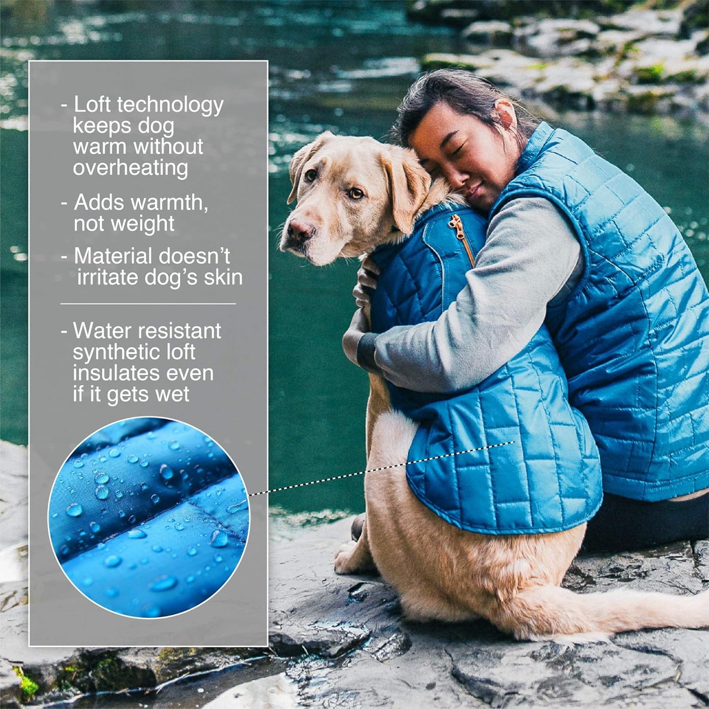Wendbarer Wintermantel für Hunde, Small Loft Jacke Gepresstes Blatt