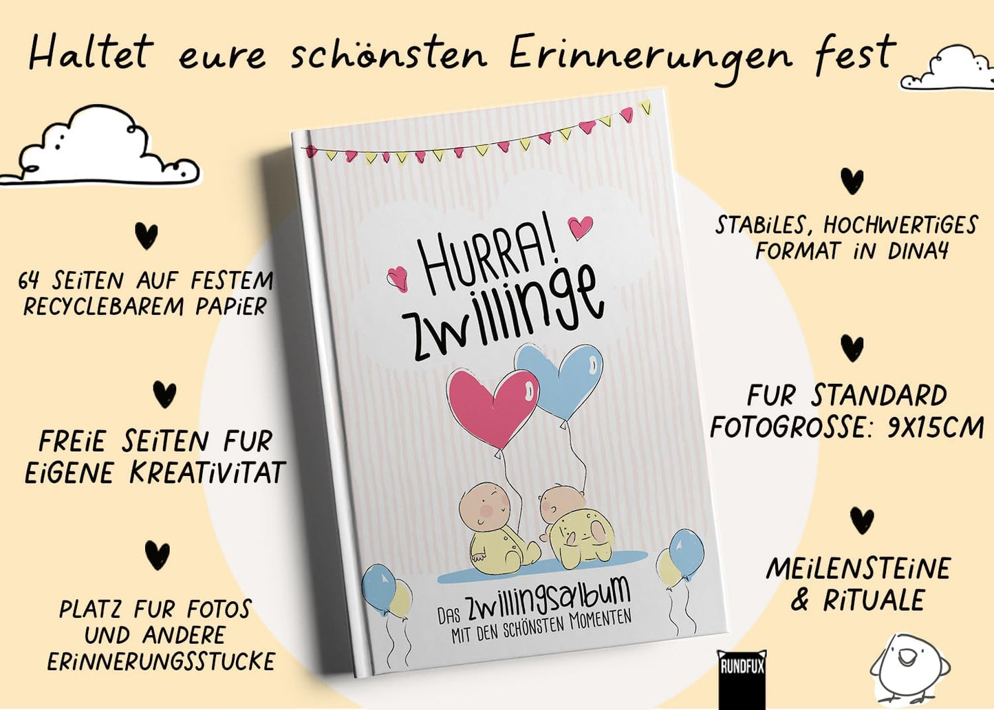 Hurra! Zwillinge - Das 1. Eintragealbum