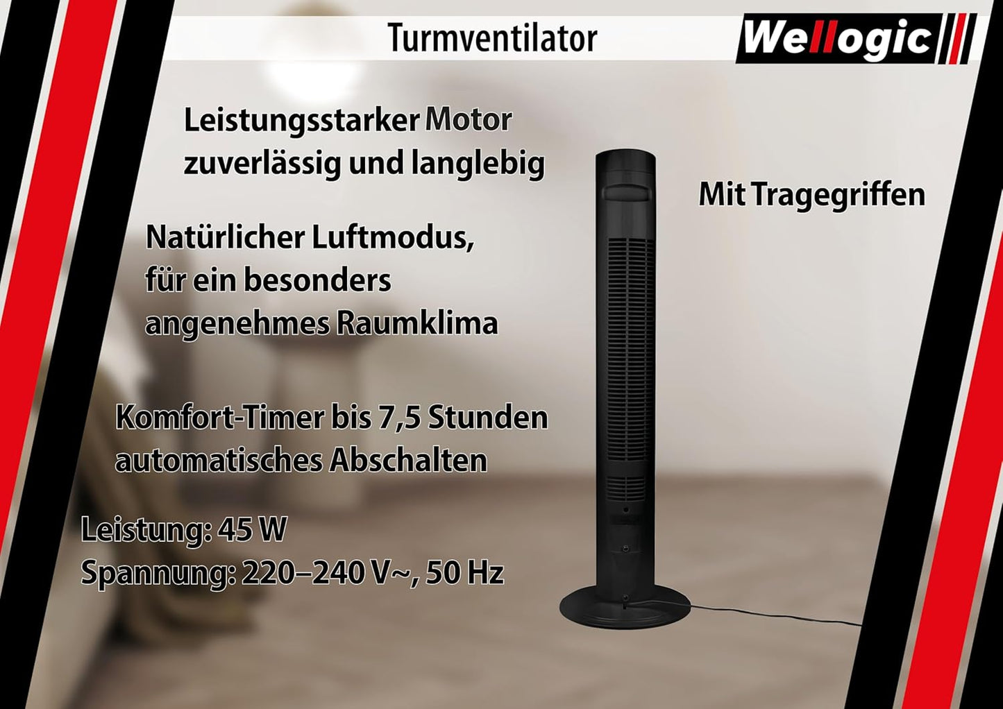 Leiser Turmventilator