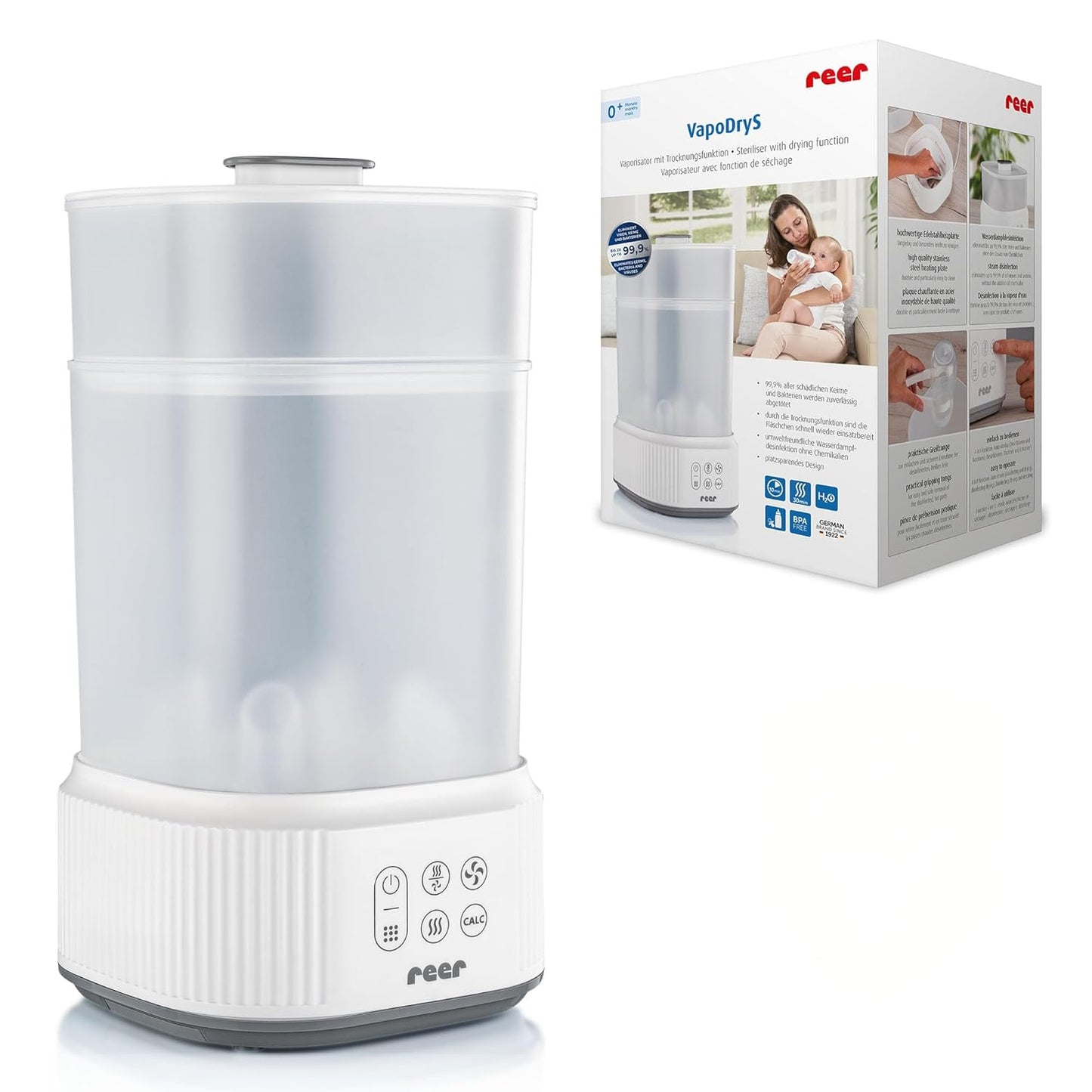 Dampfvaporisator mit Trocknungsfunktion