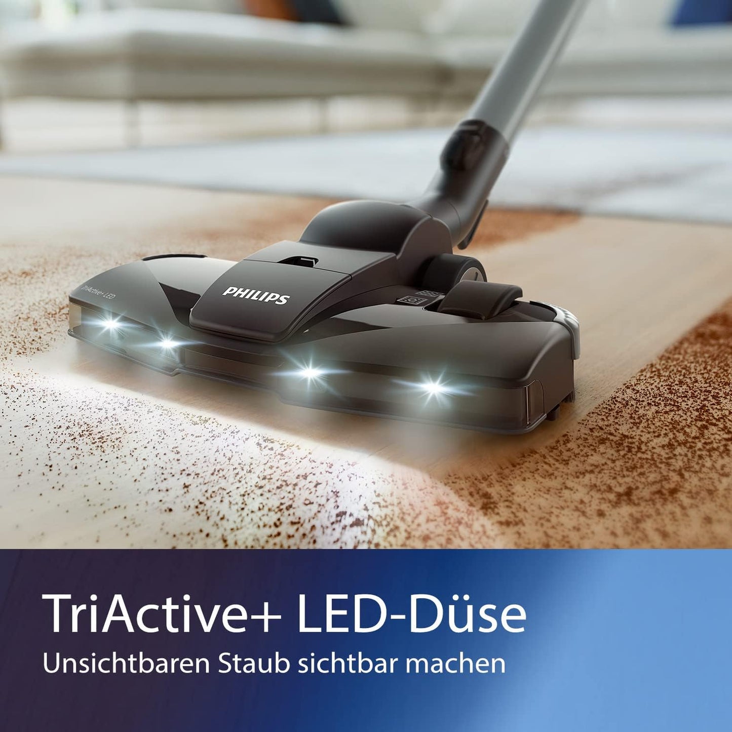 Beutelloser Staubsauger mit PowerCyclone 7-Technologie, 5000 Serie, TriActive+ LED-Düse, 1.5L