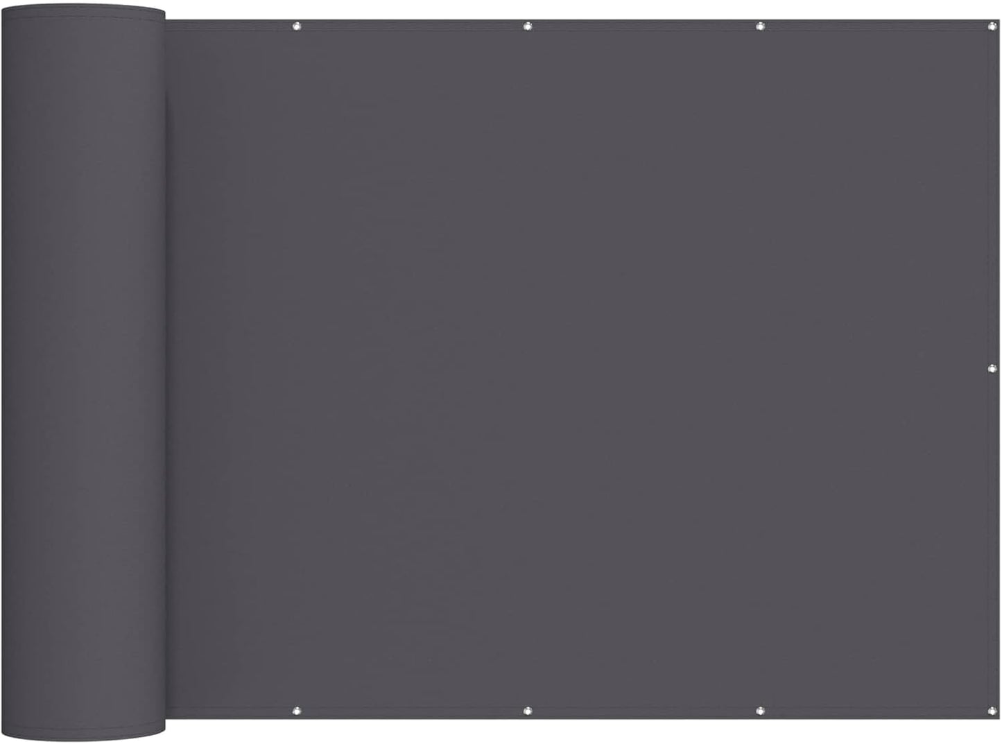 Balkonsichtschutz, wasserdicht, Anthrazit 180 x 500 cm