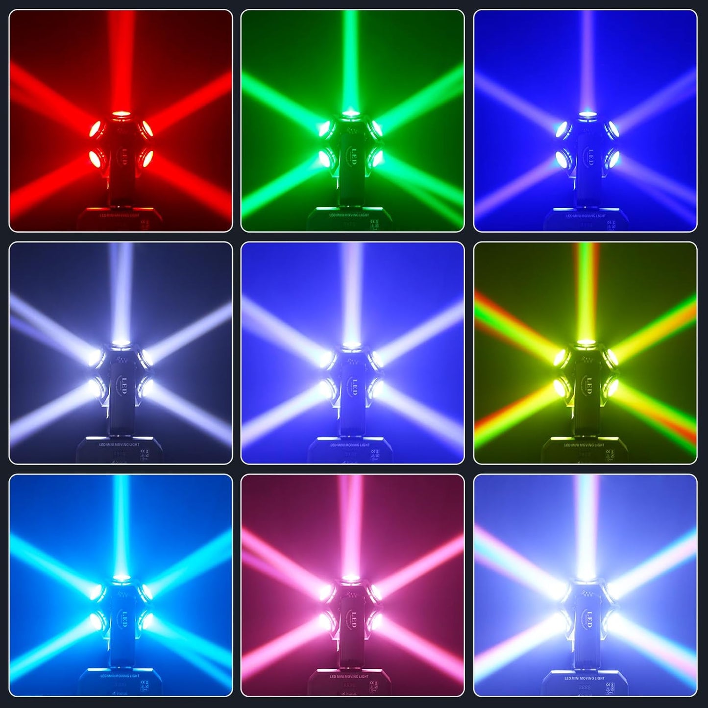 Moving Head - Stroboskoplicht, 1PCS