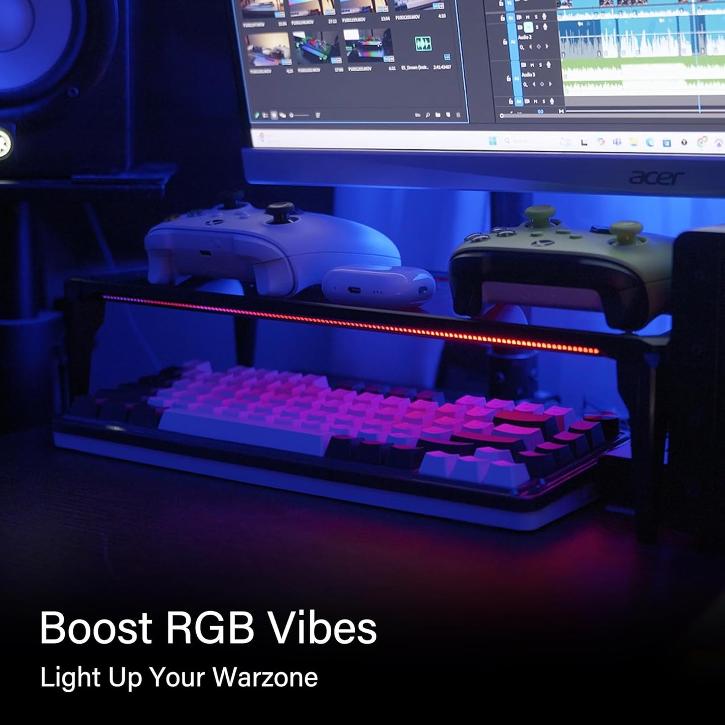 RGB Gaming Desktop-Ständer, DS001-DM-DE