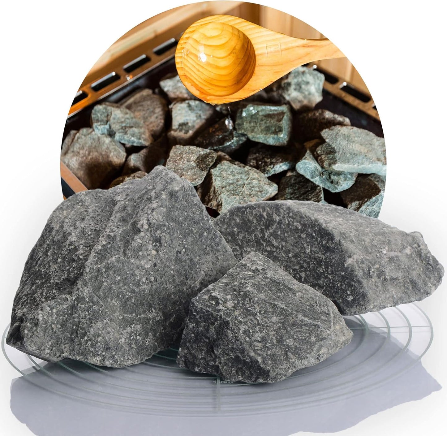 Diabas Saunasteine 10 kg, 50 - 110 mm