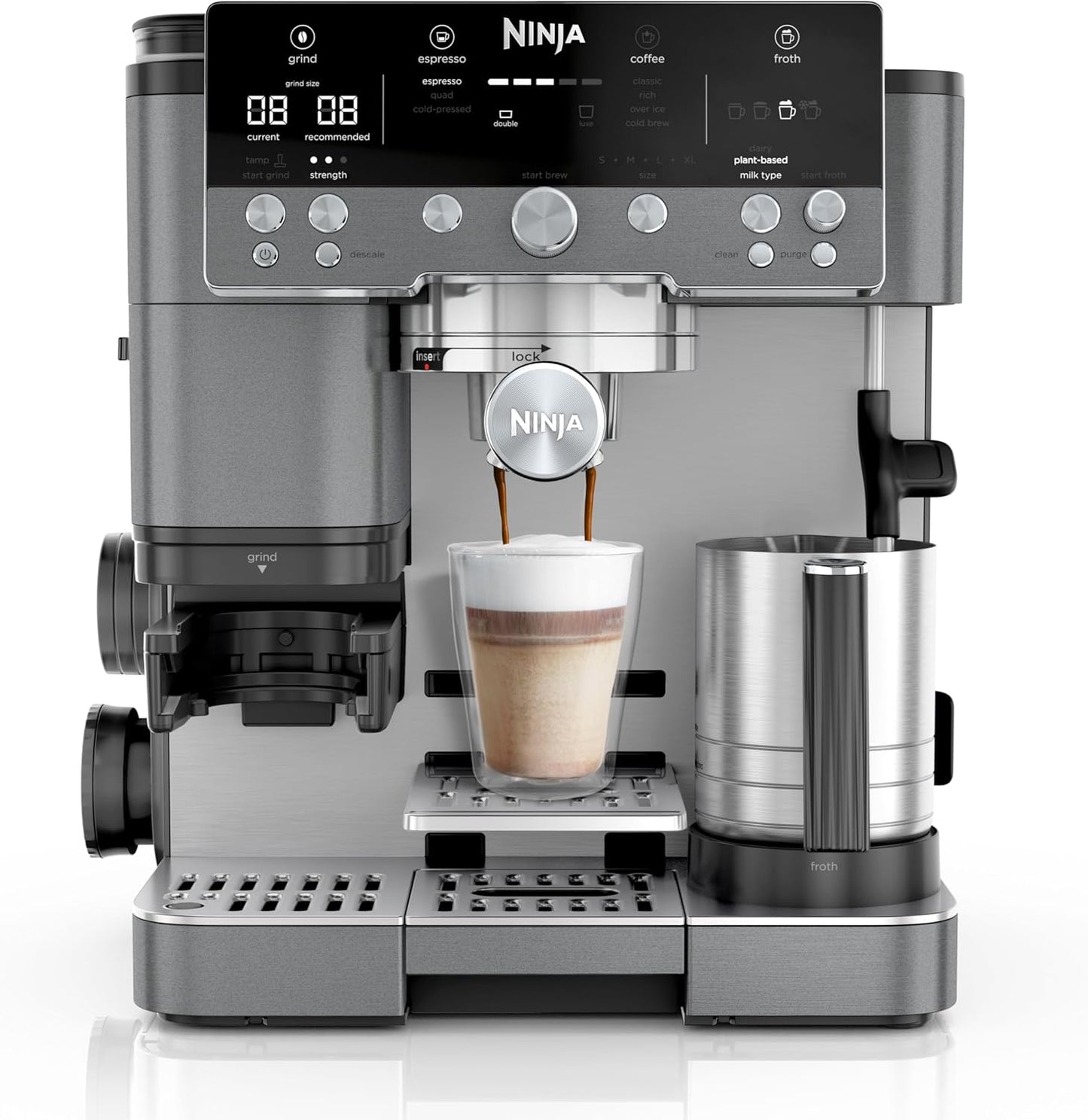 Luxe Premier 3-in-1 Kaffeemaschine ES601EUGM für Espresso & Cold Brew, Premier - Amazon Exklusiv