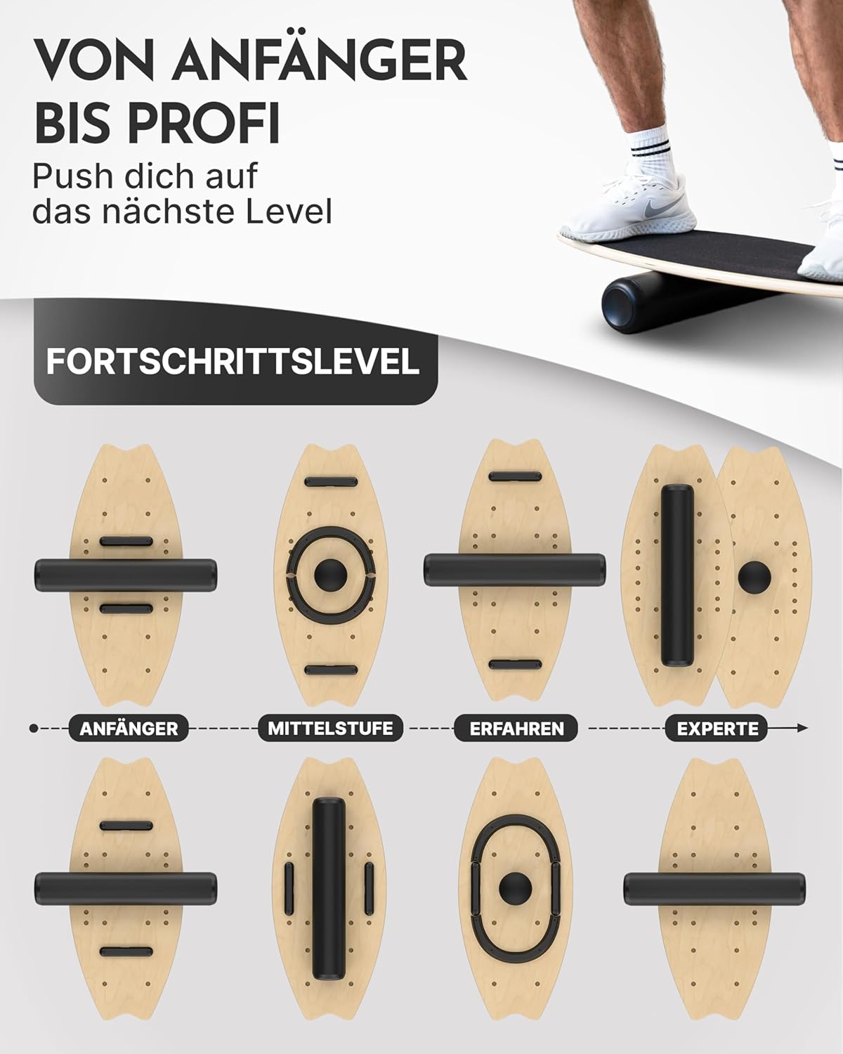 Balance Board, Surf Balance Board schwarz