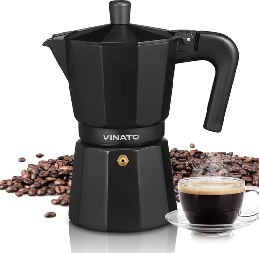 Espressokocher, Schwarz