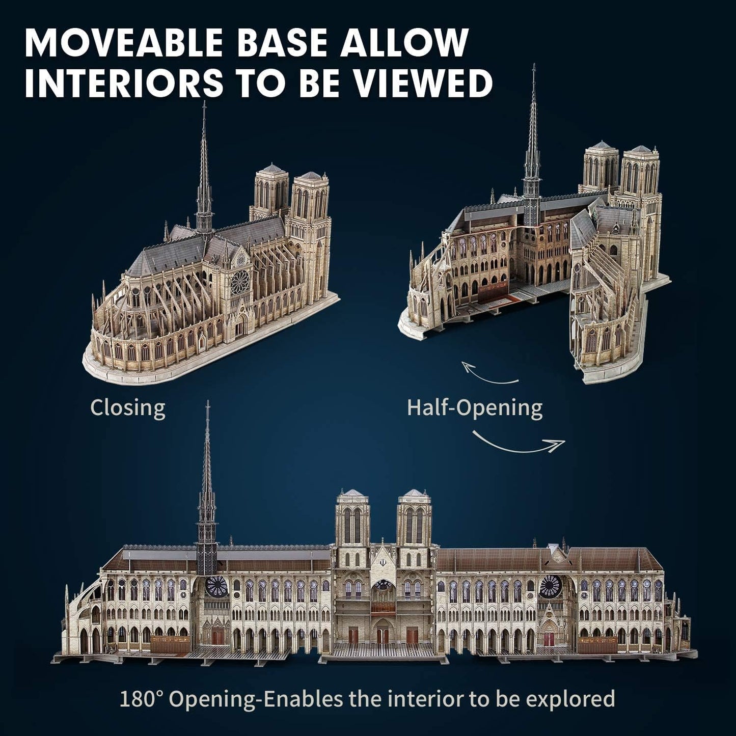 3D Puzzle Notre Dame de Paris, Frankreich | Notre Dame de Paris (Groß)