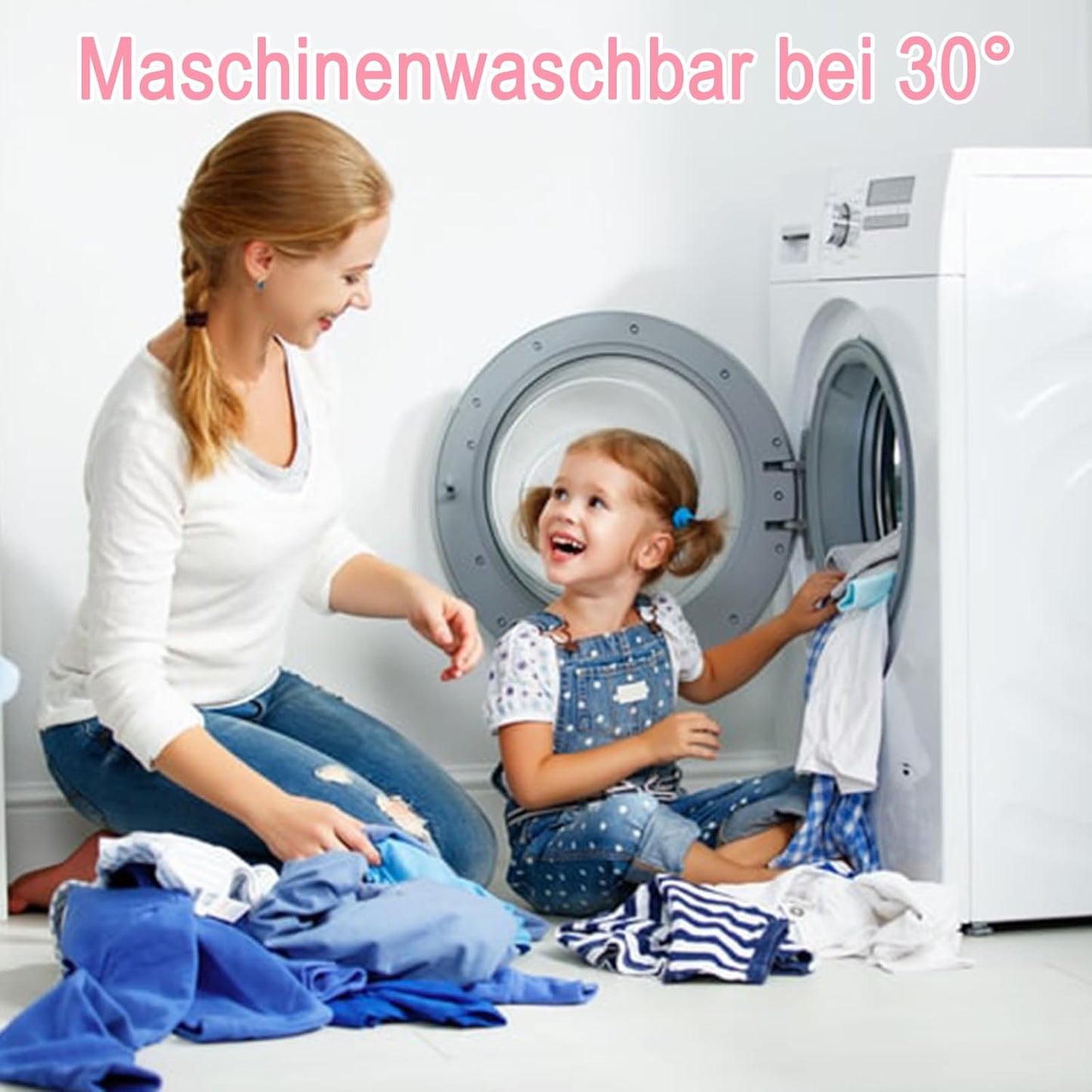 2-teiliges Betthimmel Set für Hausbetten, H270 x B67 cm (2er Pack) Rosa
