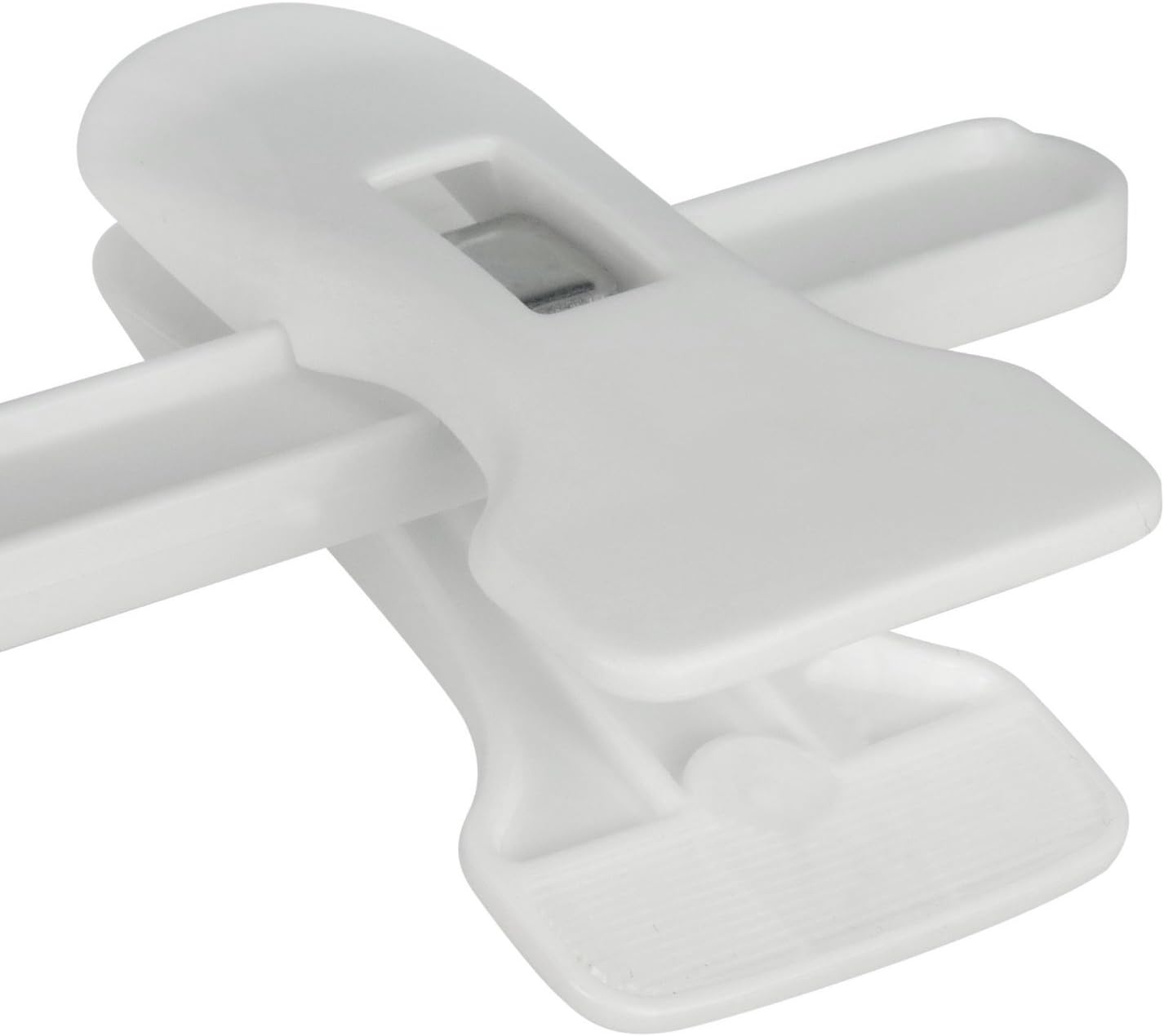 20er-Set Kleiderbügel mit Clips für Babykleidung, M Weiß