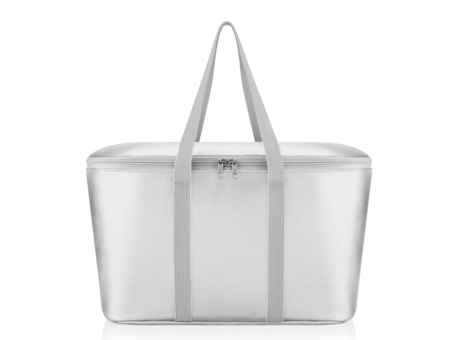 Kühltasche, silver crackle single