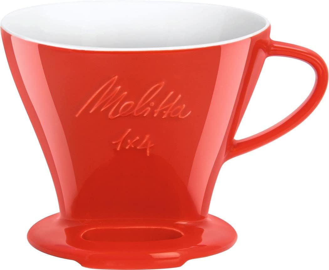 Kaffeefilter, 1x4 Rot