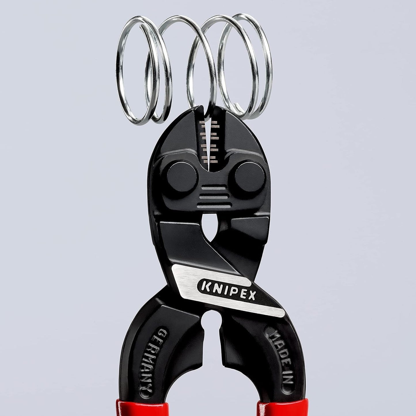 CoBolt S Kompakt-Bolzenschneider, gerader Kopf|160 mm / SB-Verpackung|Griffe mit Kunststoff Überzogen, Rot