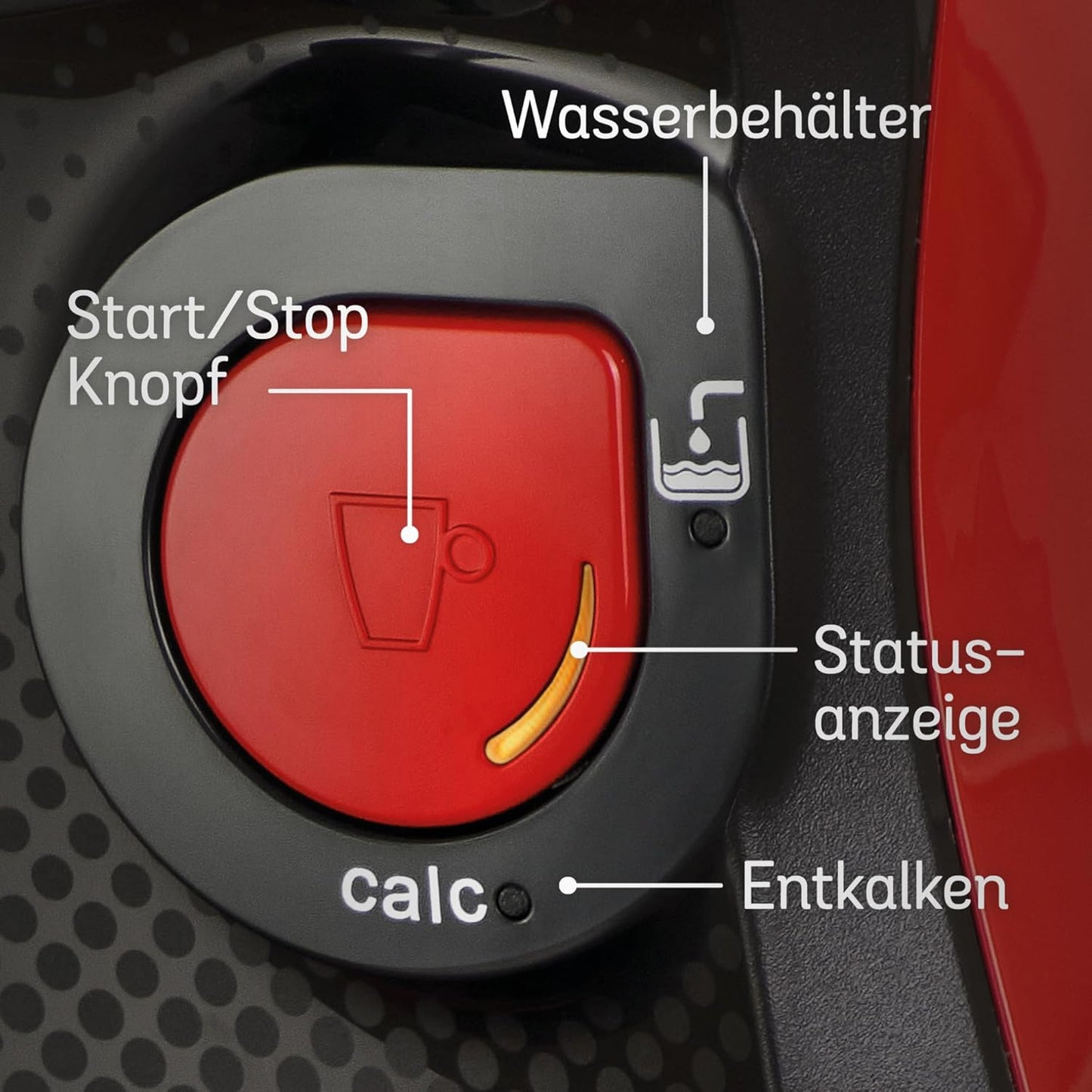 Tassimo Kapselmaschine TAS103E, Rot/Schwarz