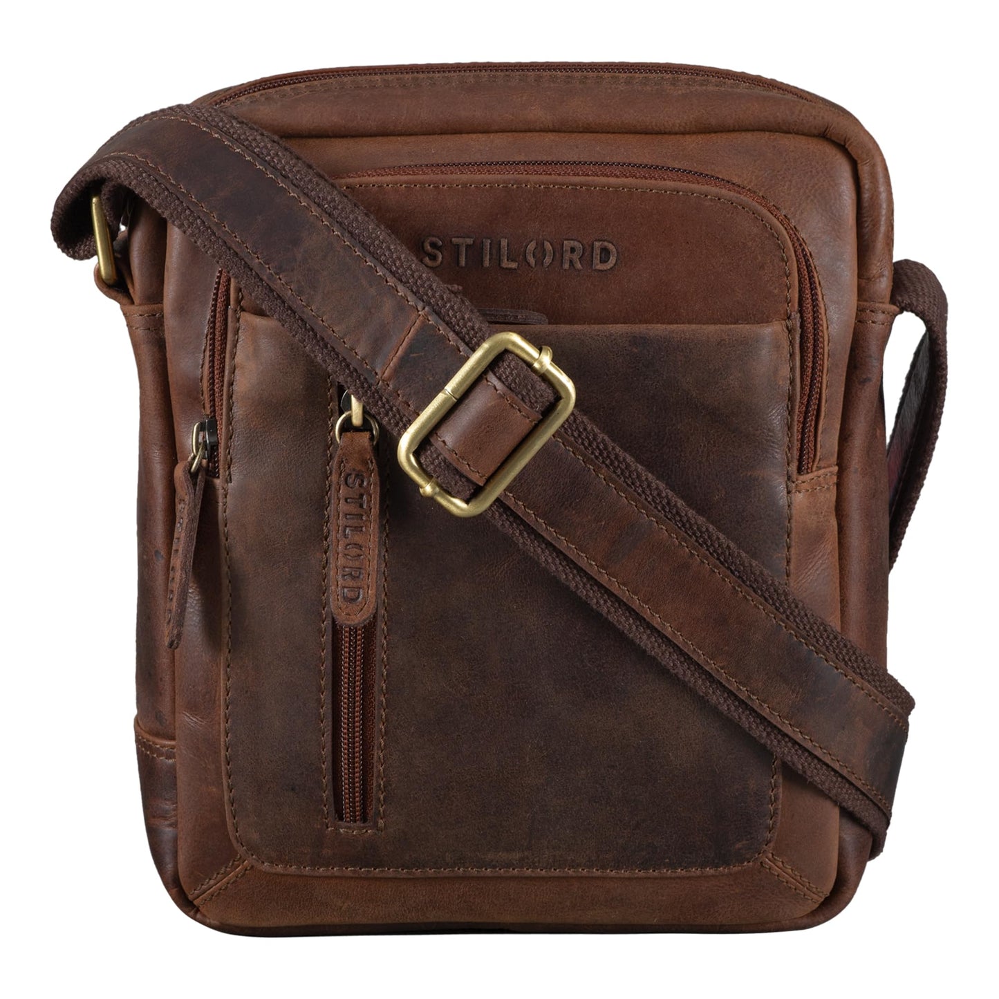 Vintage Messenger Bag, Kansas - Braun
