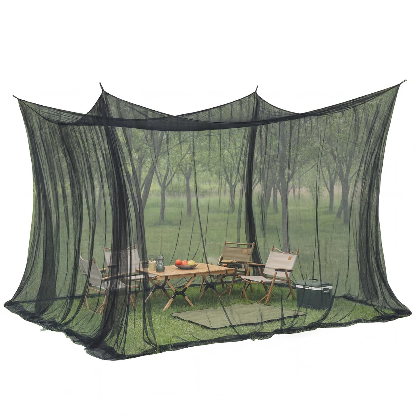 XXL-Moskitonetz für Outdoor, Schwarz 300 x 300 x 250 cm 1
