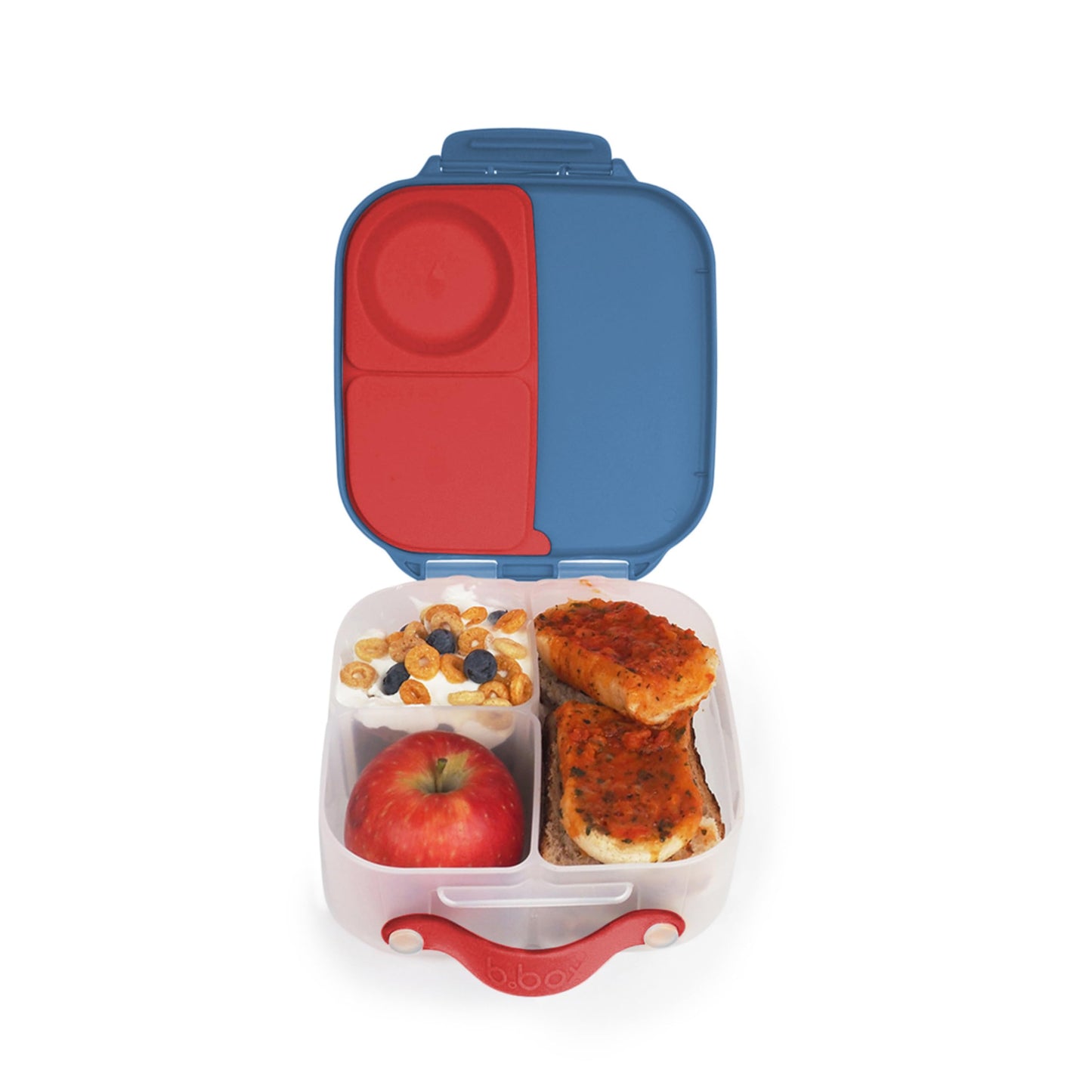 Brotdose mit Fächern für Kinder, Mini Blaue Flamme