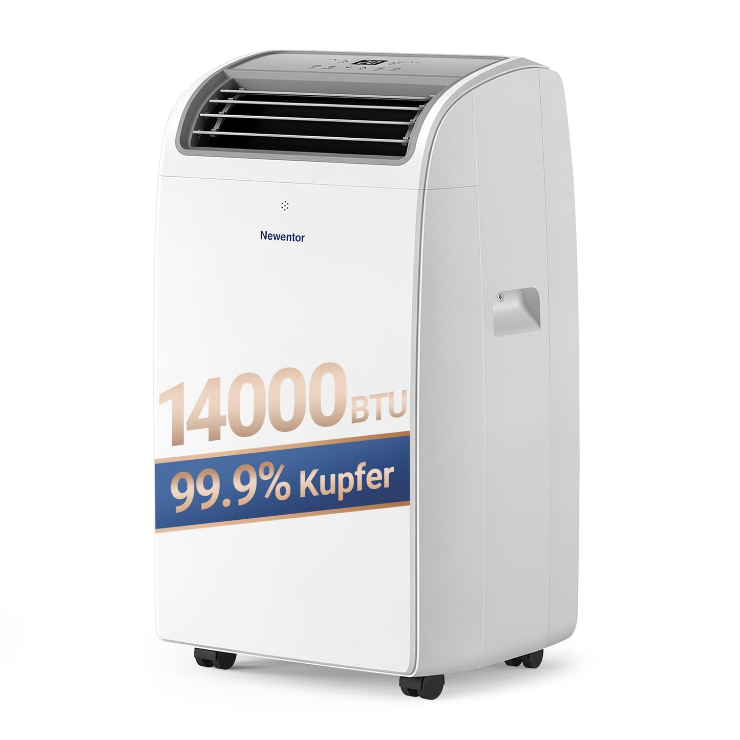 Mobile Klimaanlage MAC-14A mit Abluftschlauch, Weiss