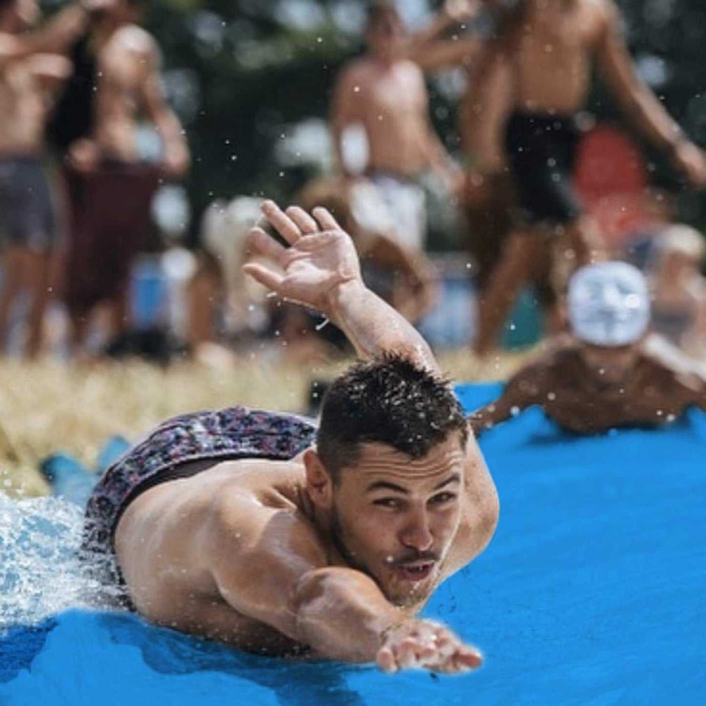 Slip'n Slide Wasserrutschmatte, 3 Matten á 10 m, Blau - 3 Slip'n Slide