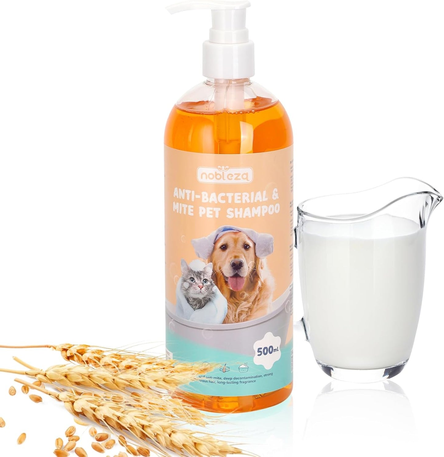 Hundeshampoo gegen Juckreiz und Hautreizungen (500ml), Sensitiv