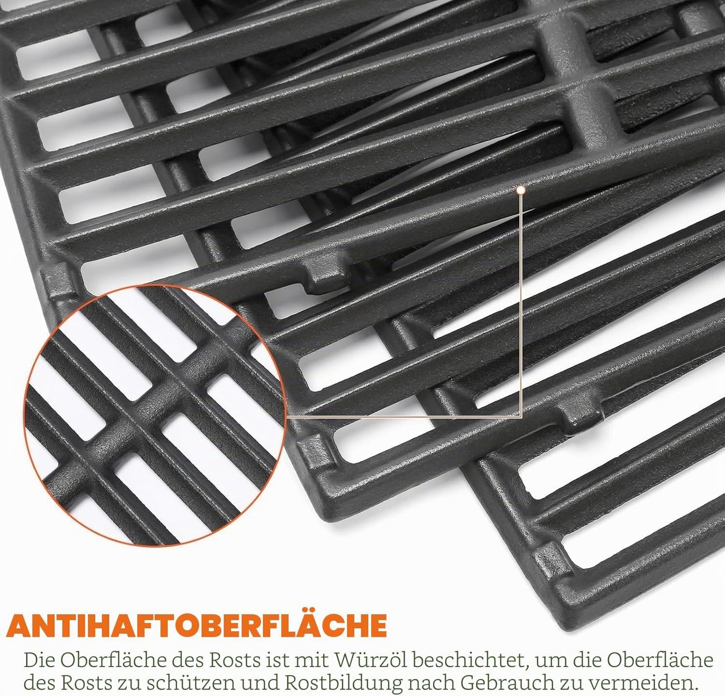 Grillplatte und Grillrost für Spirit II 200 Serie, 7637CG+7637KP