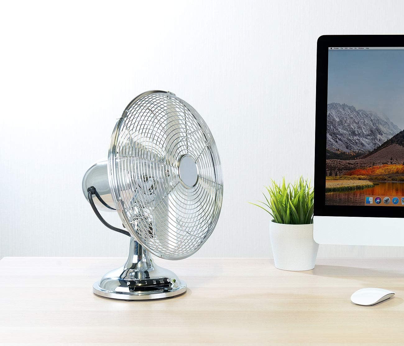 Tisch-Ventilator im Retro-Look, 35 Watt | Ø 30 cm