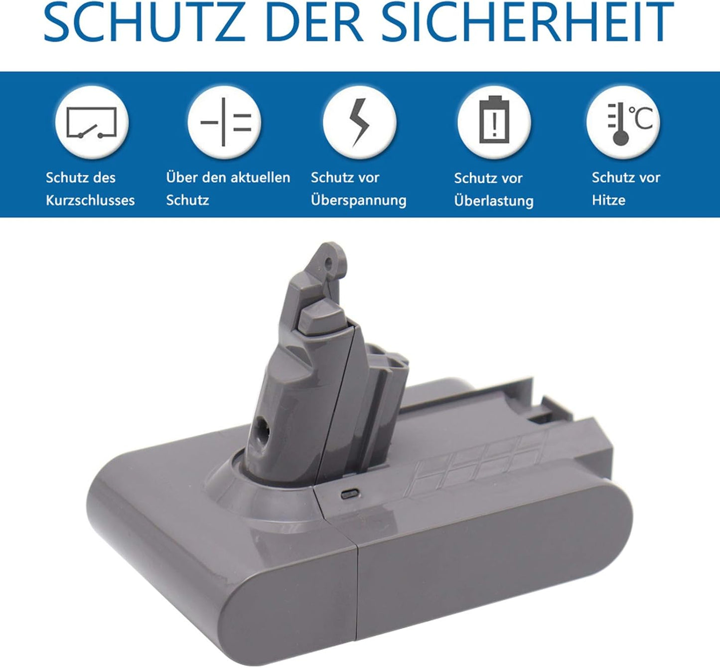 Ersatzakku für Dyson V6 Serie