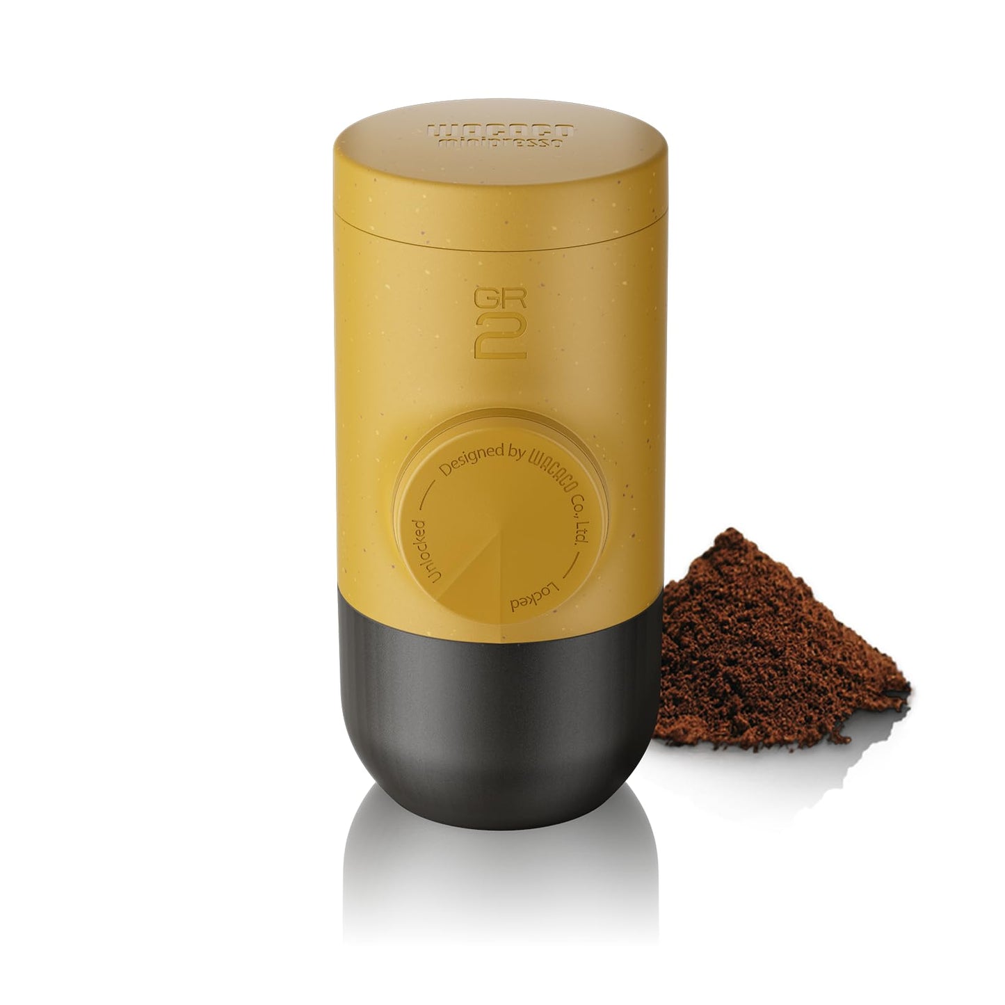 Tragbare Camping-Kaffeemaschine, Goldocker