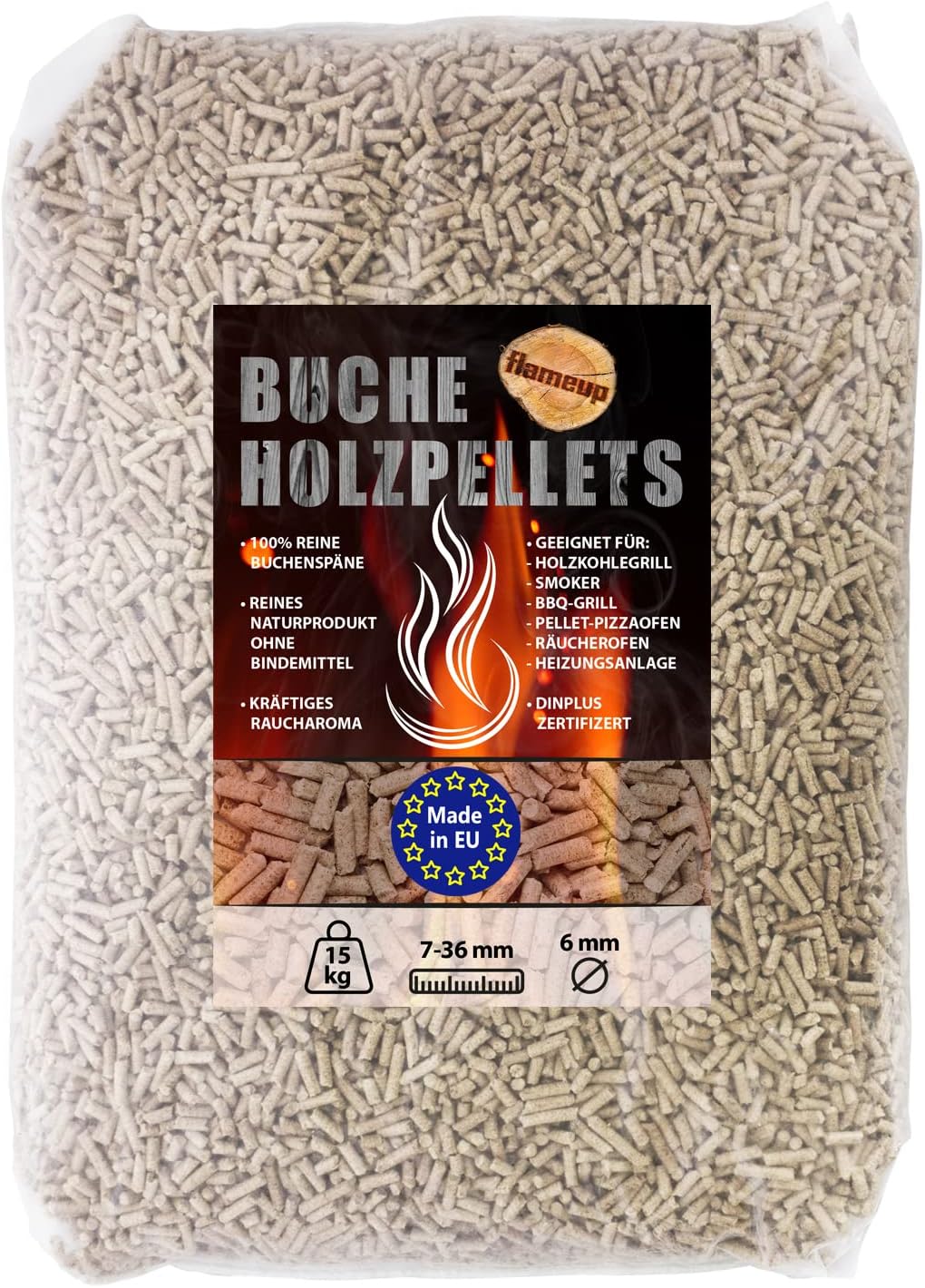 Holzpellets für Grill & Smoker, 15 kg, 15 kg