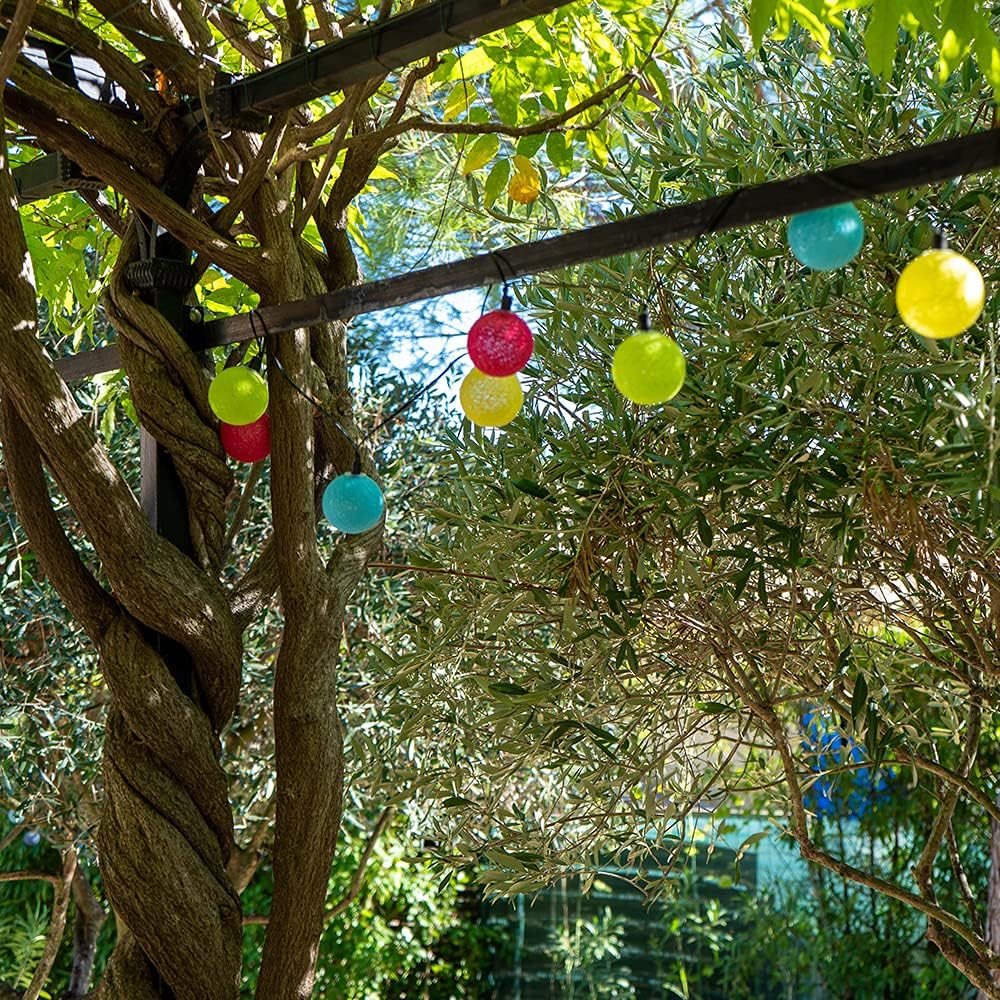 Aussengirlande mit Lichtkugeln, Cocktail|16 Kugeln