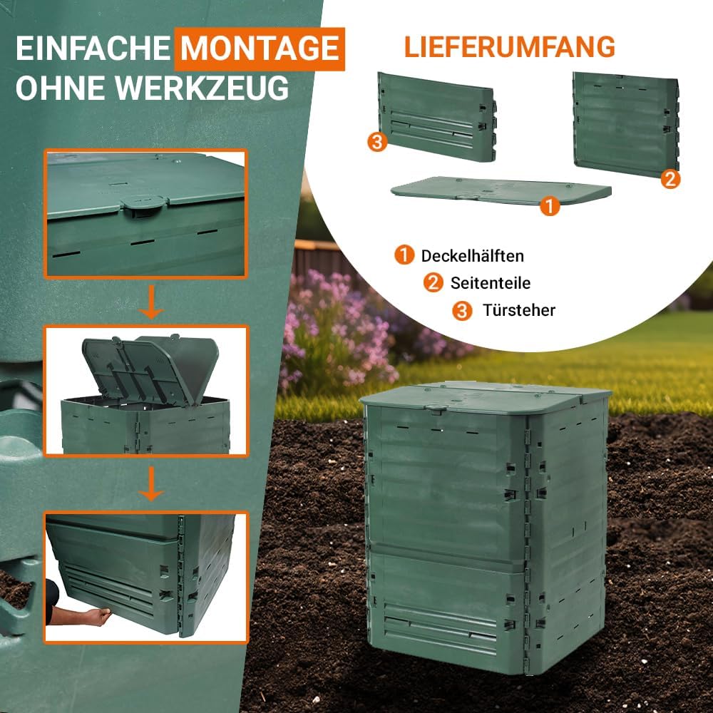Thermo-King Gartenkomposter, 600 L