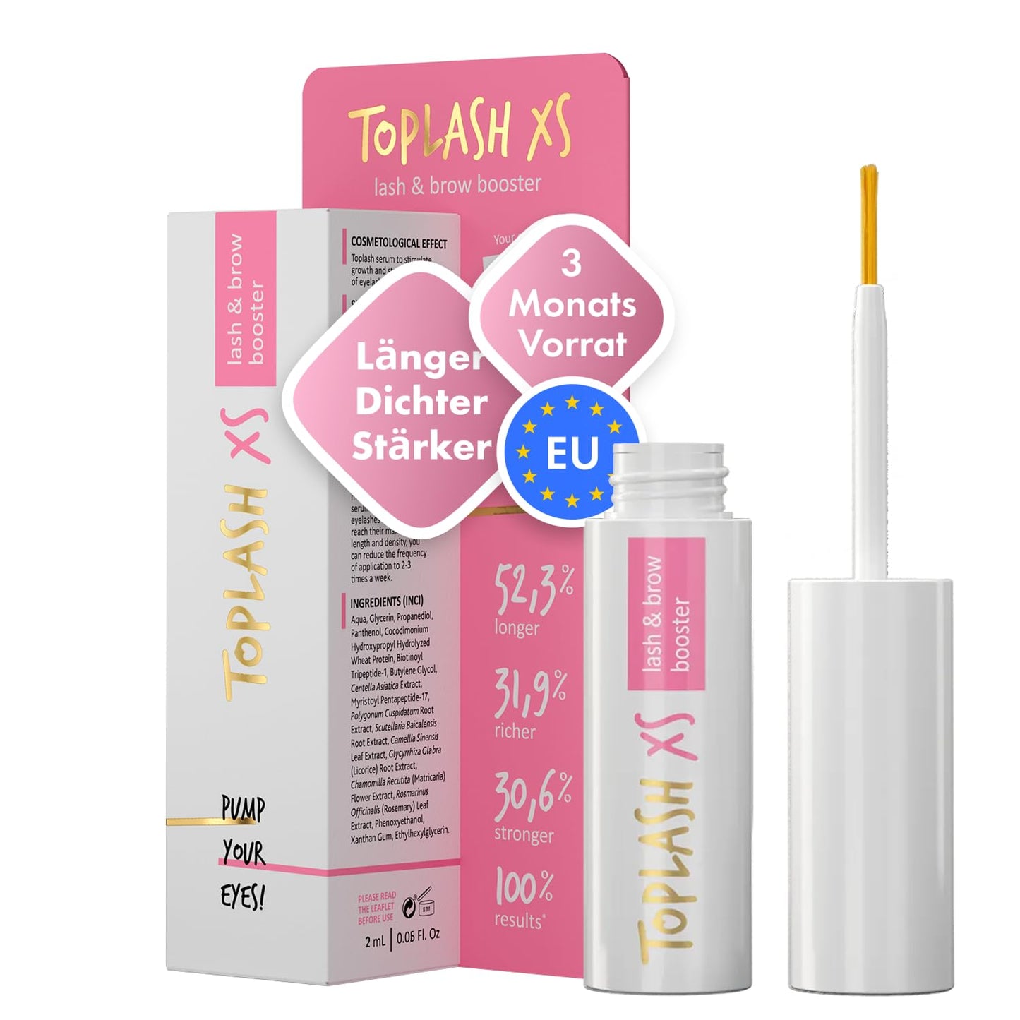 Wimpernwachstumsserum, 2 ml (1er Pack)