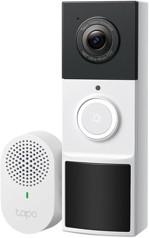 TP-Link D210 Video-Türklingel mit Kamera 2K, Nachtsicht & KI-Erkennung