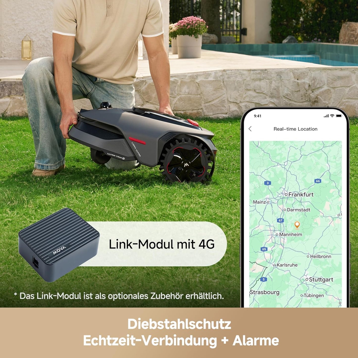 LiDAX Ultra 800 Mähroboter ohne Begrenzungskabel, LiDAX Ultra 800