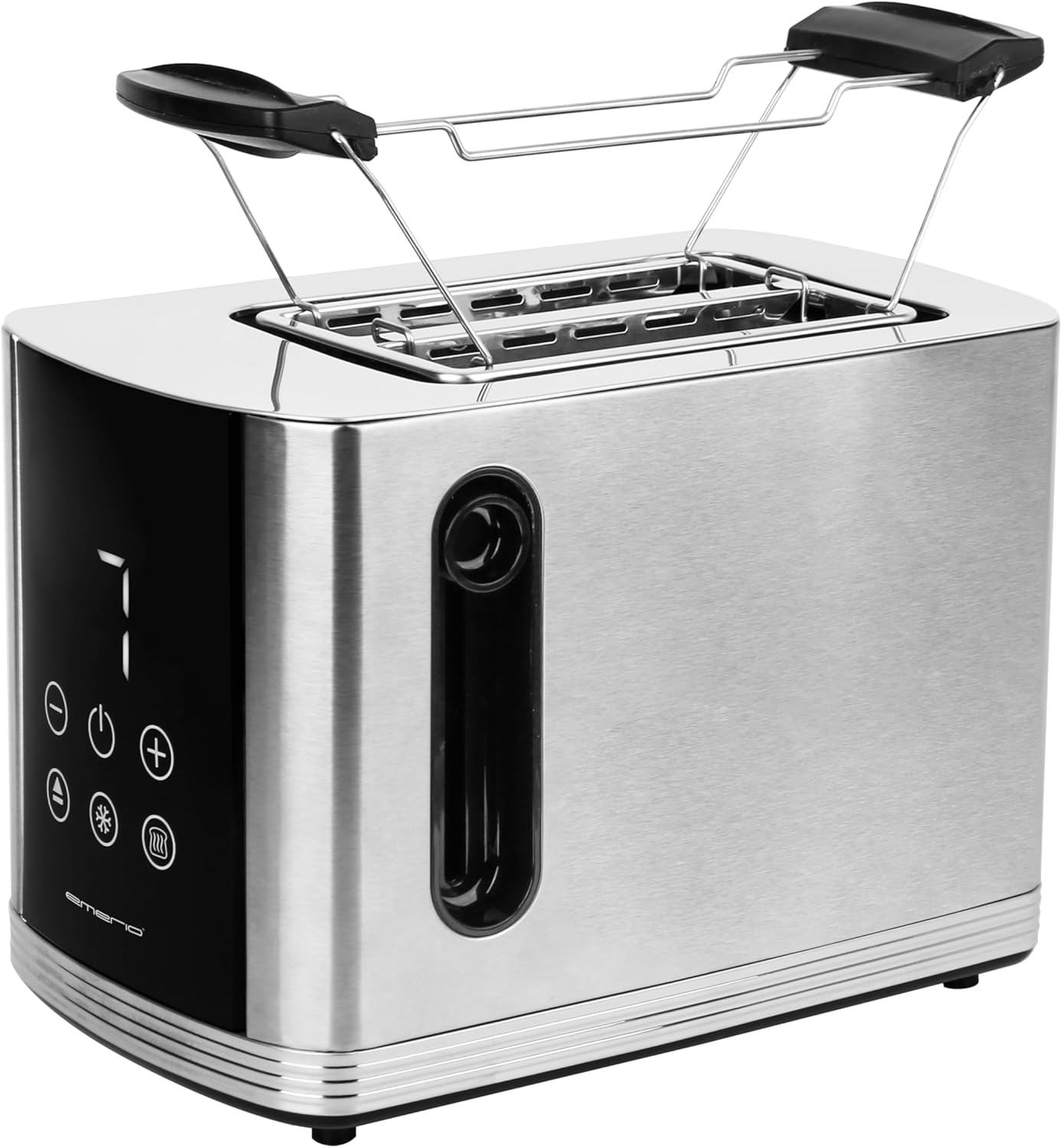 Toaster mit Display, Silber