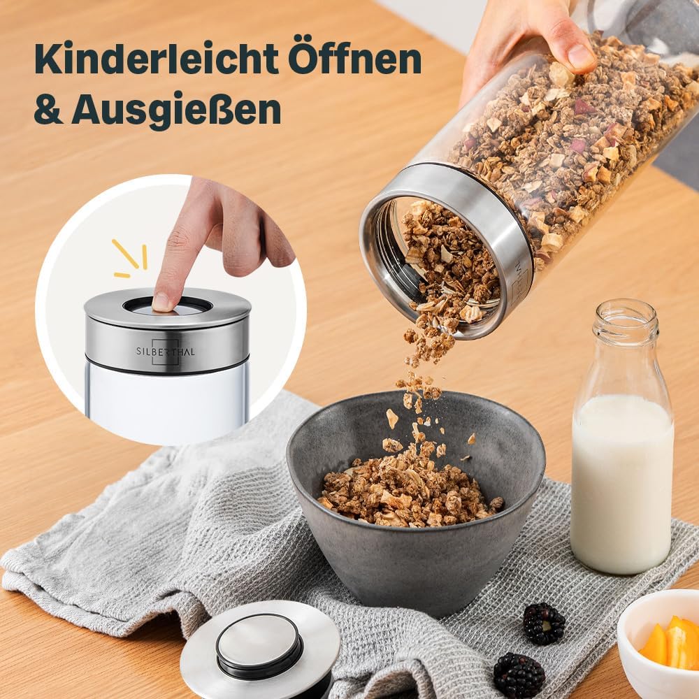 4-teiliges Vorratsglas-Set, 4er Set