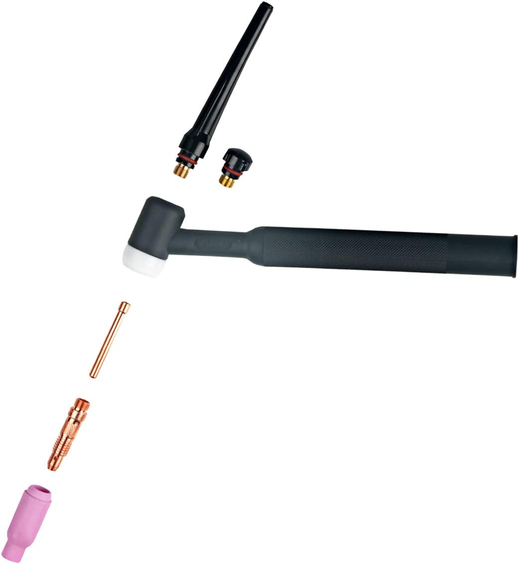 WIG-Schweissbrenner WP17 SR17 (150A, 4m, luftgekühlt), WP17 SR17 (M16*1.5/ 2-poligem)
