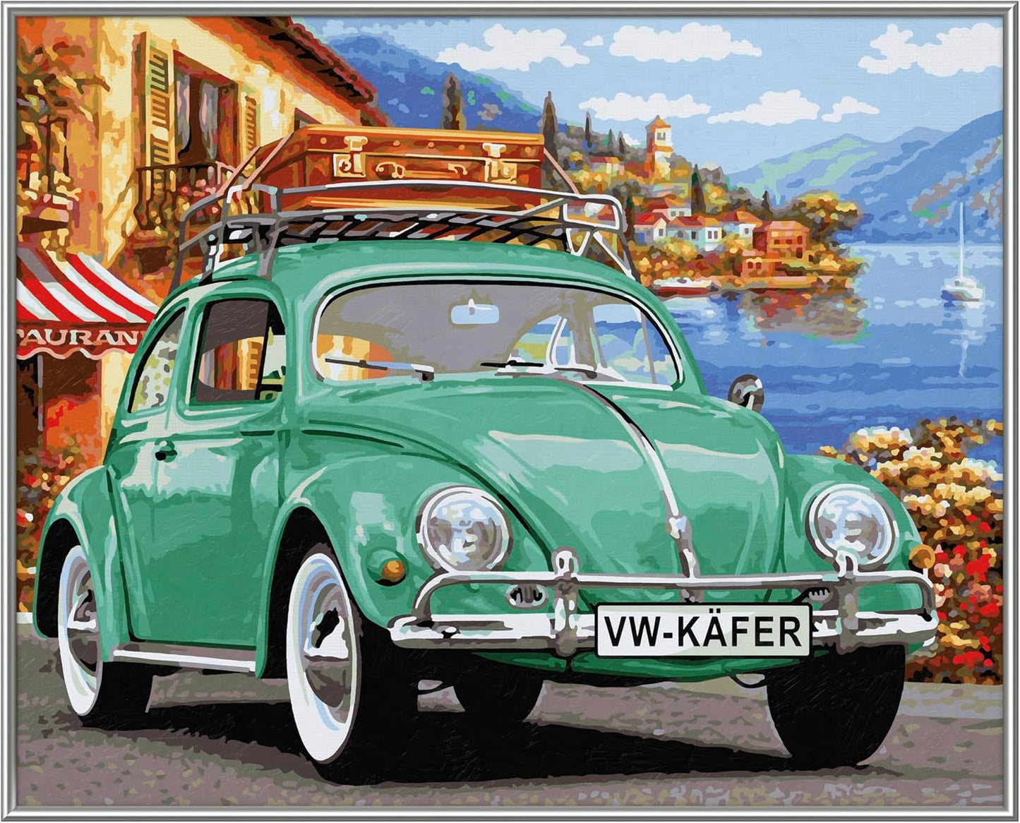 Malen nach Zahlen - Volkswagen Käfer