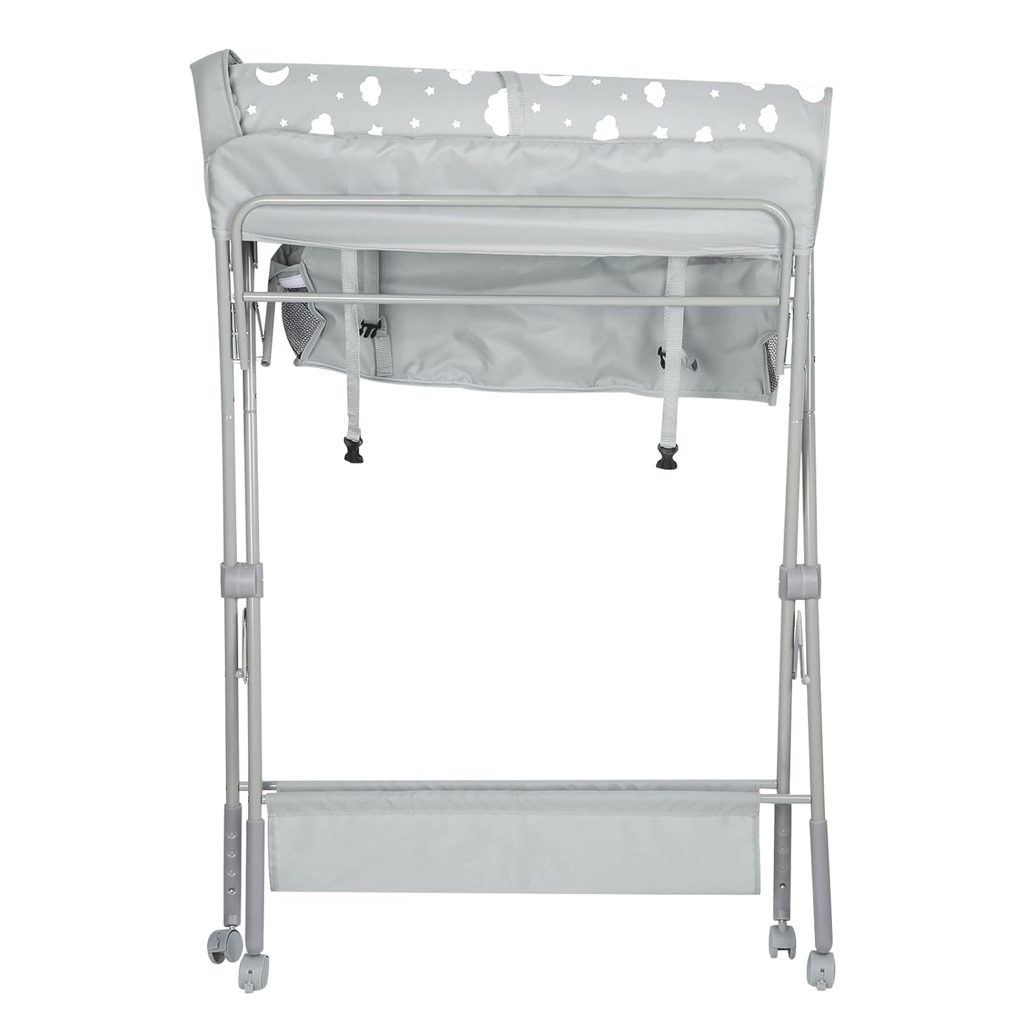 Mobiler Wickeltisch, 80*58*90 cm-hellgrau